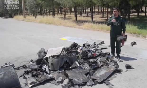تخریب هواپیماهای بدون سرنشین اسرائیلی در ایران