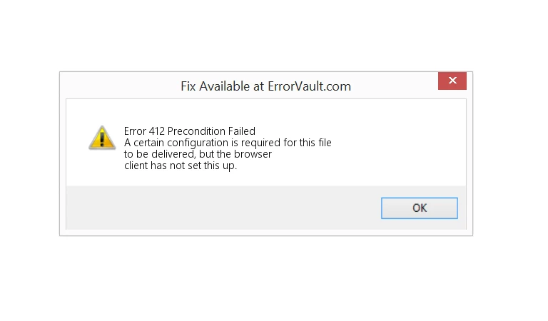 412 Precondition Failed
