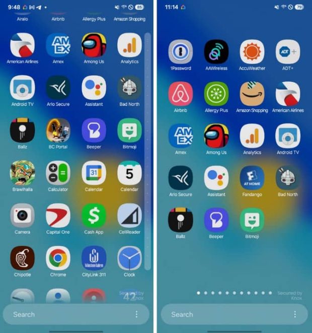 تغییرات آپدیت One UI 7