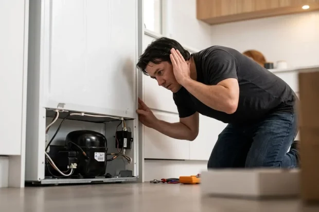 فاصله بین یخچال و دیوار